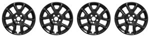 4x Upgrade Your Jeep Renegade Wheels with IMPOSTOR 17-Inch Gloss Black Wheel Skins | Set of 4