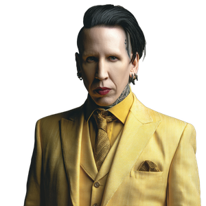 Marilyn Manson Suit V2 Vinyl Car Decal Sticker – Waterproof & UV-Resistant 3.4133333333333336"