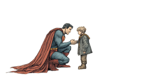 Superman'S Kindness V2 Vinyl Car Decal Sticker – Waterproof & UV-Resistant 5.4