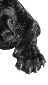 Black Panther Paw V3 Vinyl Car Decal Sticker – Waterproof & UV-Resistant 4.8533333333333335"