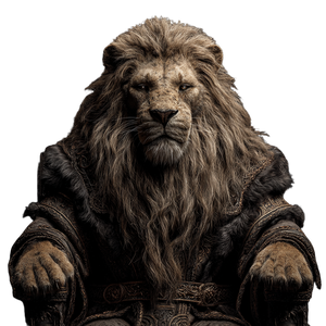 Leo Emperor Throne Vinyl Car Decal Sticker – Waterproof & UV-Resistant 3.4133333333333336"