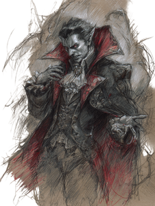 Vampire Mtg Style V2 Vinyl Car Decal Sticker – Waterproof & UV-Resistant 8.213333333333333"