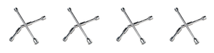 4x Gorilla Lug Nut Wrench | Fold-Down 4-Way Chrome Tool Set - 20 Piece