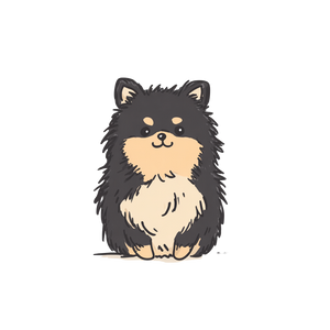 Rapy Pomeranian V2 Vinyl Car Decal Sticker – Waterproof & UV-Resistant 6.826666666666667"