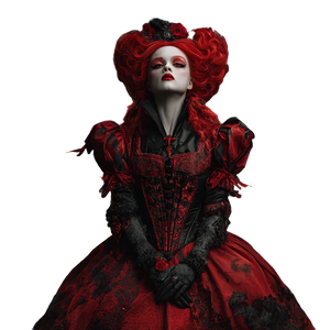 Zombie Red Queen Vinyl Car Decal Sticker – Waterproof & UV-Resistant 3.4133333333333336"