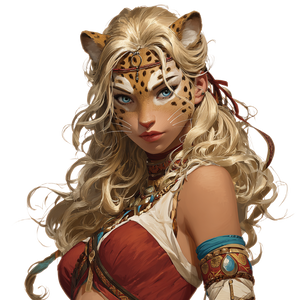 Feline Tribal Woman Vinyl Car Decal Sticker – Waterproof & UV-Resistant 3.4133333333333336"