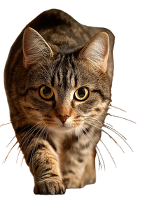 Playful Cat Pounce V3 Vinyl Car Decal Sticker – Waterproof & UV-Resistant 8.0"