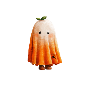 Ghost Pumpkin Girl V2 Vinyl Car Decal Sticker – Waterproof & UV-Resistant 3.4133333333333336"