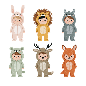 Animal Onesie Children Vinyl Car Decal Sticker – Waterproof & UV-Resistant 3.4133333333333336"