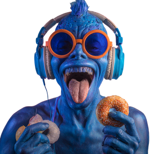 Creepy Dj Puppet Vinyl Car Decal Sticker – Waterproof & UV-Resistant 3.4133333333333336"