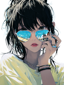 Cool Girl V9 Vinyl Car Decal Sticker – Waterproof & UV-Resistant 8.213333333333333"