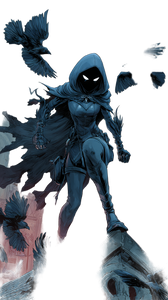 Gothic Superhero Ravens Vinyl Car Decal Sticker – Waterproof & UV-Resistant 9.706666666666667"
