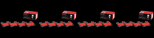 4x Brembo Ceramic Brake Pads | Fits Various 2010-2021 Chevy, Tesla, Cadillac | Set Of 4 4x Brembo Ceramic Brake Pads | Fits Various 2010-2021 Chevy, Tesla, Cadillac | Set Of 4