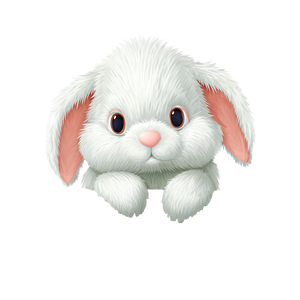 Cute Cartoon Rabbit V14 Vinyl Car Decal Sticker – Waterproof & UV-Resistant 3.4133333333333336"