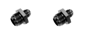 2x High Performance -10AN to -6AN Fitting | Black Aluminum Adapter - RHP 919 Series