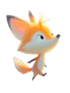 Fox In Meadow V2 Vinyl Car Decal Sticker – Waterproof & UV-Resistant 8.213333333333333"