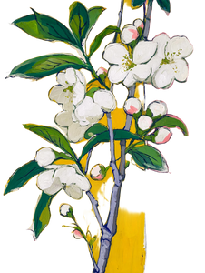 Matisse Cherry Blossom Vinyl Car Decal Sticker – Waterproof & UV-Resistant 8.213333333333333"