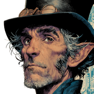 Half-Elf Artificer Portrait Vinyl Car Decal Sticker – Waterproof & UV-Resistant 3.4133333333333336" Half-Elf Artificer Portrait Vinyl Car Decal Sticker – Waterproof & UV-Resistant 3.4133333333333336"