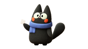 Kawaii Cat Mascot V4 Vinyl Car Decal Sticker – Waterproof & UV-Resistant 5.4