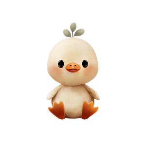 Cute Baby Swan Vinyl Car Decal Sticker – Waterproof & UV-Resistant 6.826666666666667"