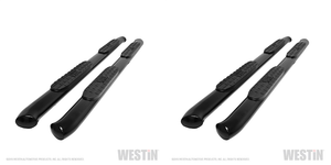 2x Ford Ranger 2019-2021 | PRO TRAXX Nerf Bar | 4 Inch Oval | Black Powder Coated | Bolt-On | Rocker Panel Mount