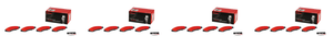 4x Brembo Ceramic Brake Pads | NAO D1363-8803 | Set Of 4 4x Brembo Ceramic Brake Pads | NAO D1363-8803 | Set Of 4