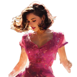 Dancing Brunette Woman Vinyl Car Decal Sticker – Waterproof & UV-Resistant 3.4133333333333336"