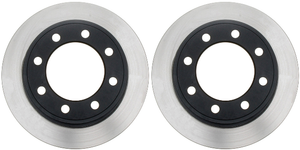 2x Raybestos Black Fusion Coated Brake Rotor | High Performance 2-piece Disc | Fit Various Dodge Ram Models