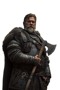 Viking Warrior Portrait V29 Vinyl Car Decal Sticker – Waterproof & UV-Resistant 4.4