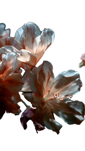 Glowing Translucent Flowers Vinyl Car Decal Sticker – Waterproof & UV-Resistant 4.8533333333333335"