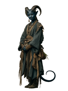 Tiefling Herbalist Druid Vinyl Car Decal Sticker – Waterproof & UV-Resistant 8.213333333333333"