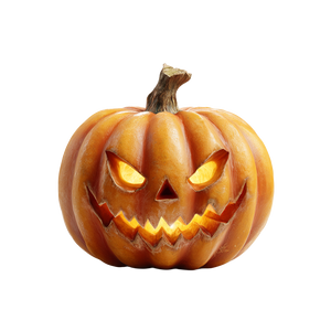 Glowing Halloween Pumpkin Vinyl Car Decal Sticker – Waterproof & UV-Resistant 6.826666666666667"