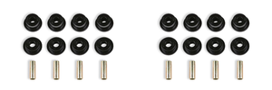 2x Heavy-Duty Black Polyurethane Bushings | Enhance Vehicle Ride Quality | Fabtech Motorsports