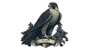 Falcon Crest Emblem Vinyl Car Decal Sticker – Waterproof & UV-Resistant 5.4