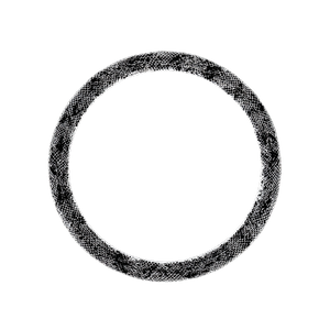 Snake Skin Circle Vinyl Car Decal Sticker – Waterproof & UV-Resistant 3.4133333333333336"