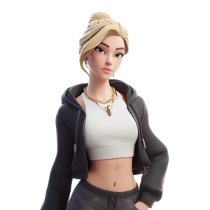 Blonde Fortnite Athlete Vinyl Car Decal Sticker – Waterproof & UV-Resistant 3.4133333333333336"