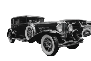 Antique Car Display Vinyl Car Decal Sticker – Waterproof & UV-Resistant 2.986666666666667"
