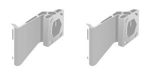 2x Minn Kota Raptor Jack Plate Starboard Mount | Aluminum Construction | 4 Inch Rise, 2 Inch Setback
