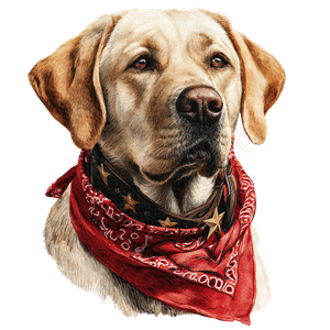 Sheriff Labrador Vinyl Car Decal Sticker – Waterproof & UV-Resistant 3.4133333333333336"