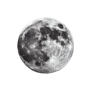 White Full Moon Vinyl Car Decal Sticker – Waterproof & UV-Resistant 6.826666666666667" White Full Moon Vinyl Car Decal Sticker – Waterproof & UV-Resistant 6.826666666666667"