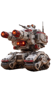 Sci-Fi Tank Turret Vinyl Car Decal Sticker – Waterproof & UV-Resistant 4.8533333333333335"