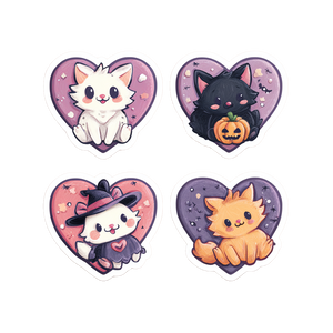 Fluffy Cartoon Cat V9 Vinyl Car Decal Sticker – Waterproof & UV-Resistant 6.826666666666667"