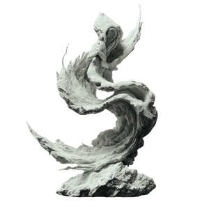 Marble Calligraphy Sculpture Vinyl Car Decal Sticker – Waterproof & UV-Resistant 6.826666666666667"