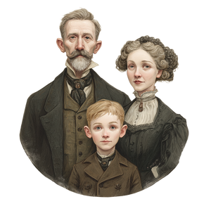 Victorian Family Portrait V4 Vinyl Car Decal Sticker – Waterproof & UV-Resistant 3.4133333333333336" Victorian Family Portrait V4 Vinyl Car Decal Sticker – Waterproof & UV-Resistant 3.4133333333333336"