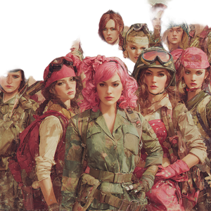 Army Of Women Vinyl Car Decal Sticker – Waterproof & UV-Resistant 6.826666666666667"