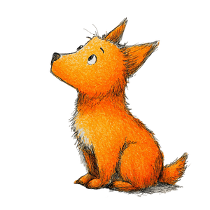 Orange Dog V3 Vinyl Car Decal Sticker – Waterproof & UV-Resistant 3.4133333333333336"