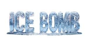Ice Typography Bomb Vinyl Car Decal Sticker – Waterproof & UV-Resistant 5.12"