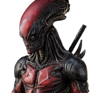 Deadpool Xenomorph Hybrid Vinyl Car Decal Sticker – Waterproof & UV-Resistant 3.4133333333333336"