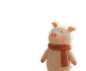 Cute Piglet Doll Vinyl Car Decal Sticker – Waterproof & UV-Resistant 6.613333333333333"