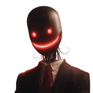 Robot Emo Man Vinyl Car Decal Sticker – Waterproof & UV-Resistant 3.4133333333333336"